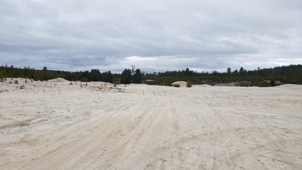A hill of pumice